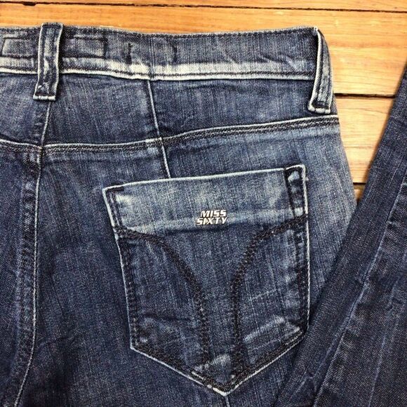 MISS sixty jeans rare Myla low rise tied legs size 29 low rise - Picture 7 of 12